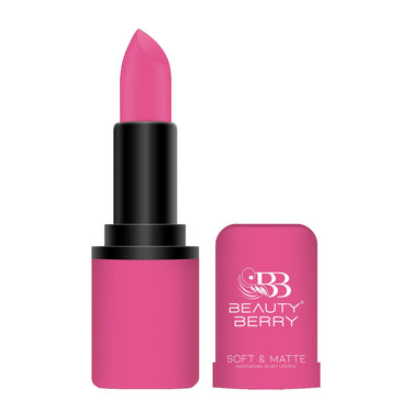 Beauty Berry Soft & Matte Moisturizing Velvet Lipstick For Women - Long-Lasting, Hydrating, High-Pigment Color. (Shade 13)